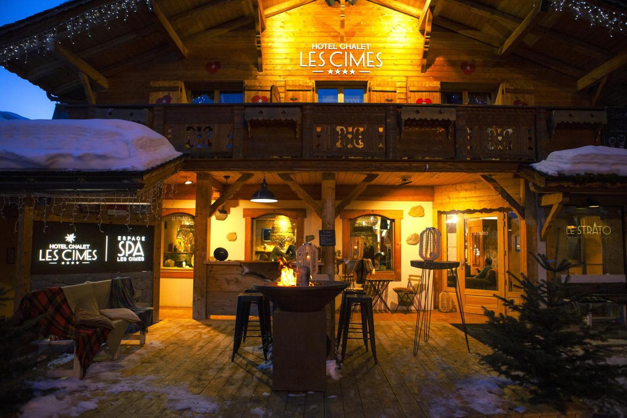Chalet-Hotel Les Cimes Льо Гран-Борнан Екстериор снимка
